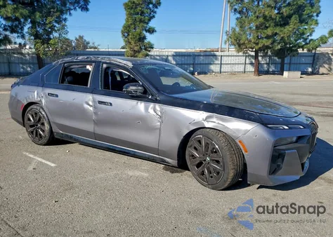 2024 BMW 740 I z USA, uszkodzony, nr VIN WBA23EH02RCT03114